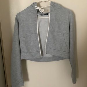 Grey cropped sweater